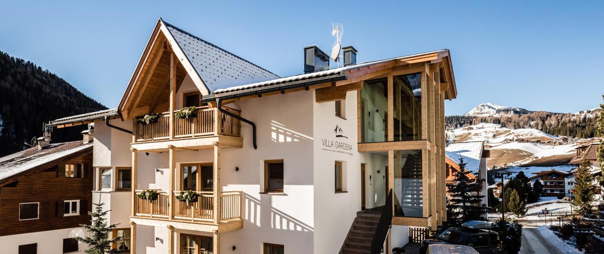 Apartments Villa Gardena - Gardenahotels 塞尔瓦迪加尔代纳山谷 外观 照片